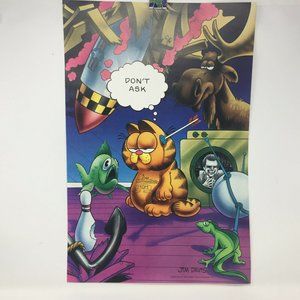 Garfield Don't Ask Poster Letterman Tattoo Poster